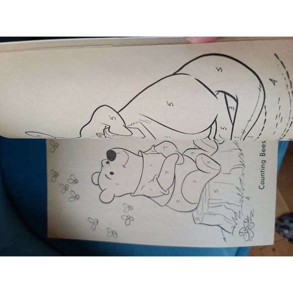 Winnie The Pooh Color By Number Coloring Book Vtg - Picture 7 of 12